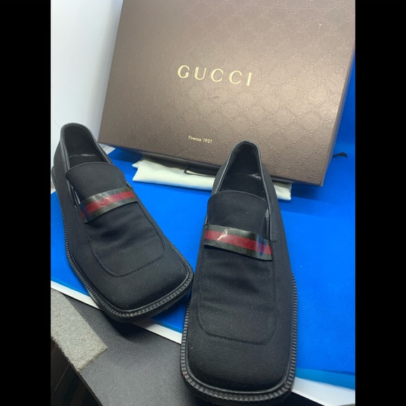 Gucci vintage black loafer 36 1/2 C - Picture 1 of 9